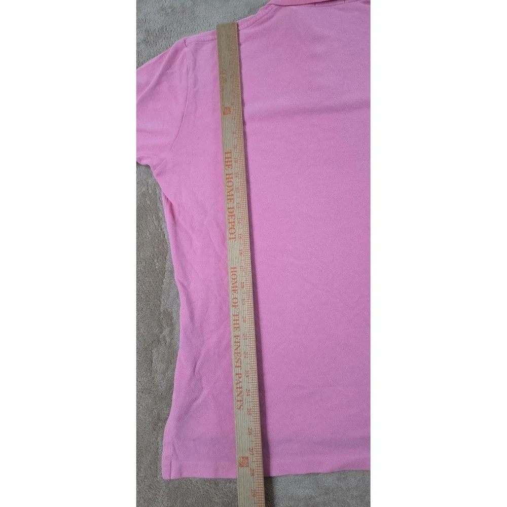 Polo Ralph Lauren Polo Shirt Men Size Large Pink Short Sleeve EUC